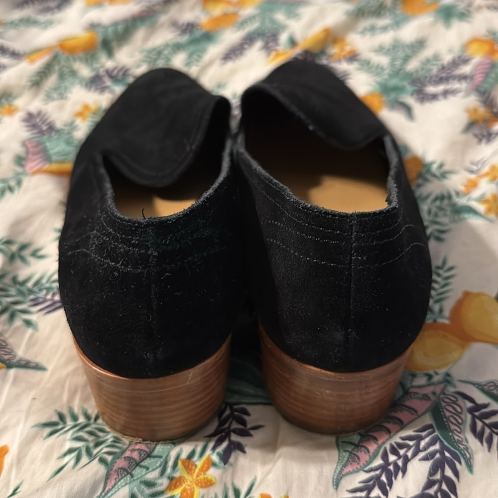 ✨ Anthropologie Sophia Block-Heeled Loafers Sz 8.5 - Picture 8 of 9